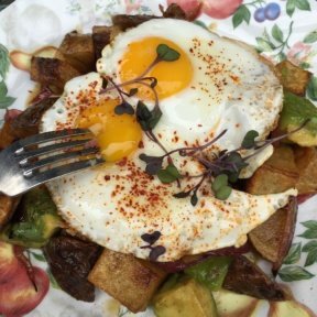 Gluten-free hash from Chalk Point Kitchen